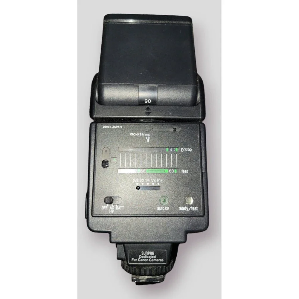 Sunpak Flash - Auto 433D - Shoe Mount - For Canon - Untested -  W/ Instructions